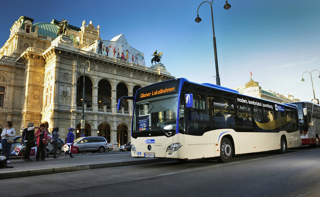 Busverbindung Baden - Wien