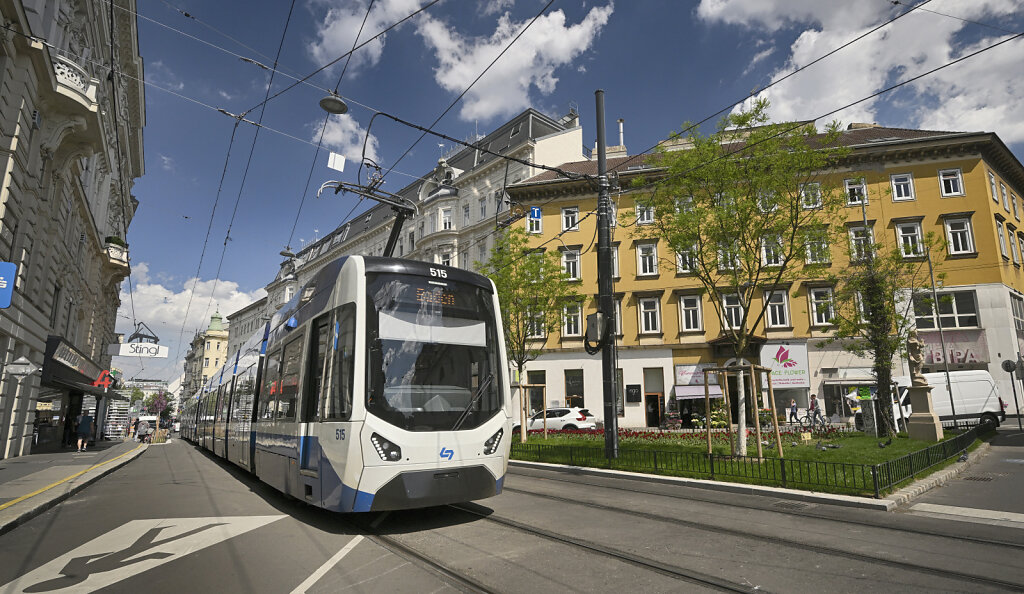WLB in der neu gestalteten Wiedner Hauptstraße